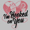 Women's Peter Pan Valentine's Day Captain Hook I'm Hooked on You T-Shirt