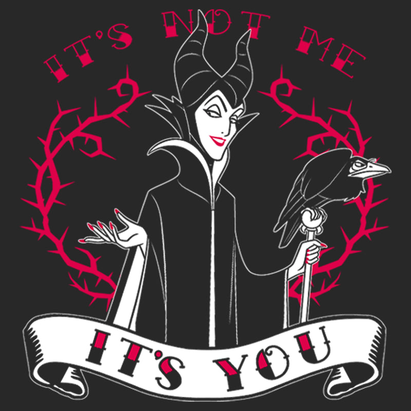 Women's Sleeping Beauty Maleficent Valentine's Day It's Not Me, It's You T-Shirt