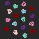 Women's Disney Villains Valentine's Day Candy Hearts T-Shirt