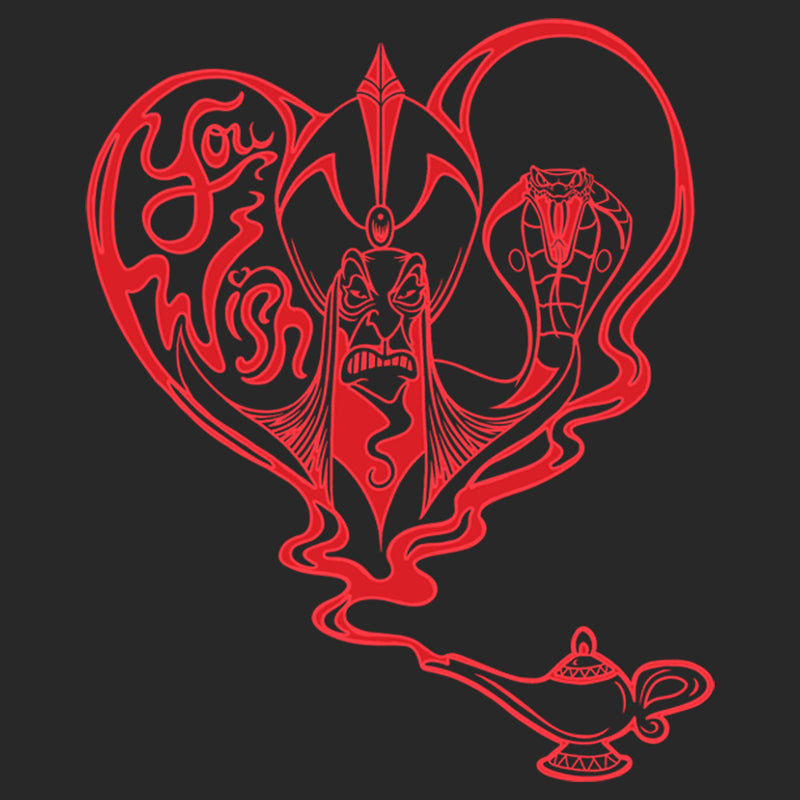 Women's Aladdin Jafar Valentine's Day You Wish T-Shirt