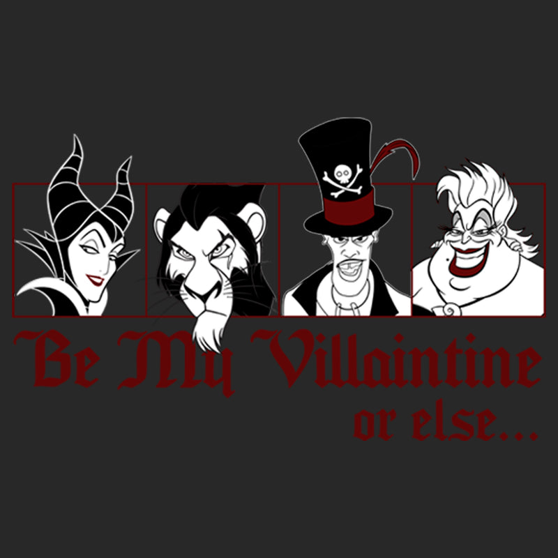 Women's Disney Valentine's Day Be My Villaintine Or Else... T-Shirt