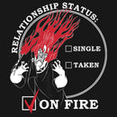Men's Hercules Hades Valentine's Day Status, ON FIRE! Long Sleeve Shirt