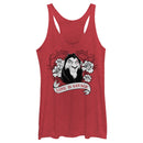 Women's Lion King Scar Valentine's Day Love is Savage Racerback Tank Top