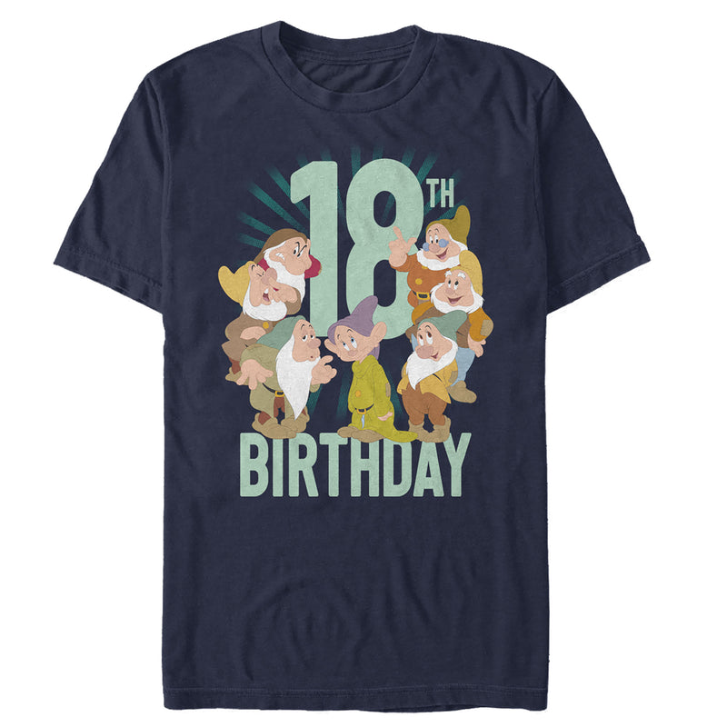Men's Snow White and the Seven Dwarfs 18th Birthday T-Shirt
