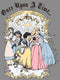 Junior's Disney Princesses Classic Once Upon a Time Cowl Neck Sweatshirt