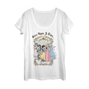 Women's Disney Princesses Classic Once Upon a Time Scoop Neck