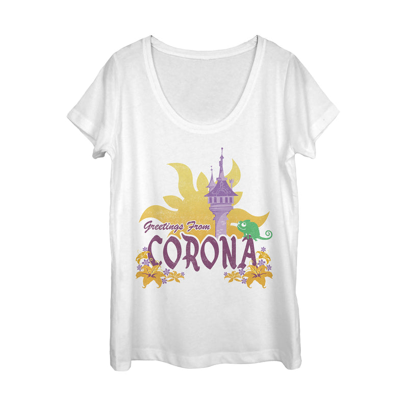 Women's Tangled Greetings from Corona Scoop Neck