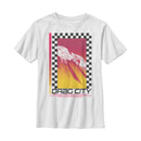 Boy's Cars Checker Flame Drag City T-Shirt