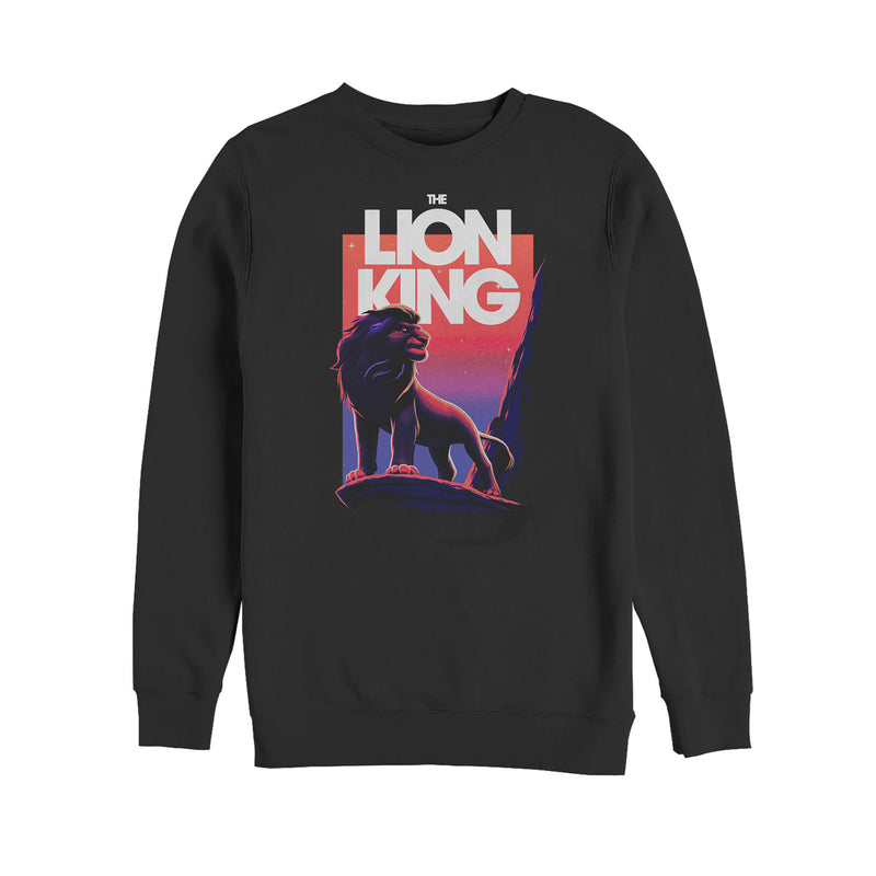 Men's Lion King Majestic Simba Pose Sweatshirt