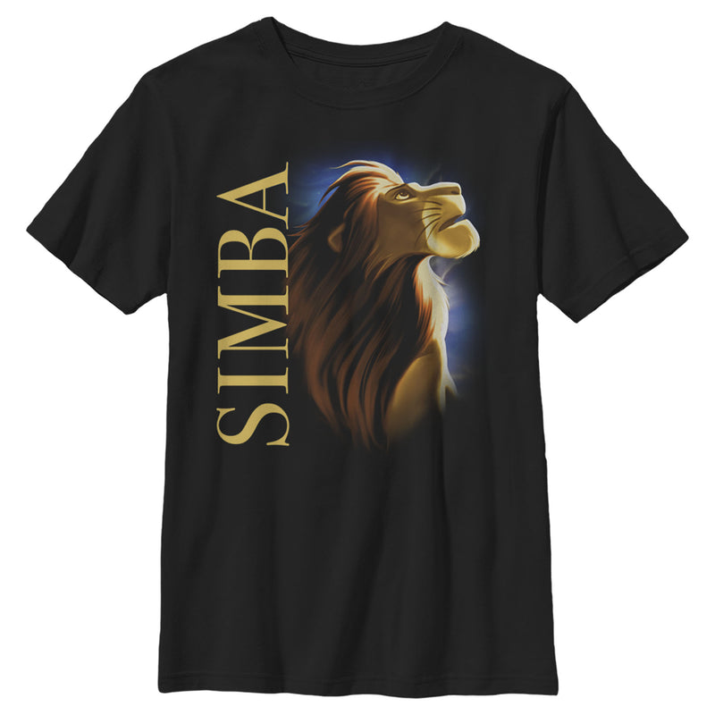 Boy's Lion King Noble Simba Pose T-Shirt