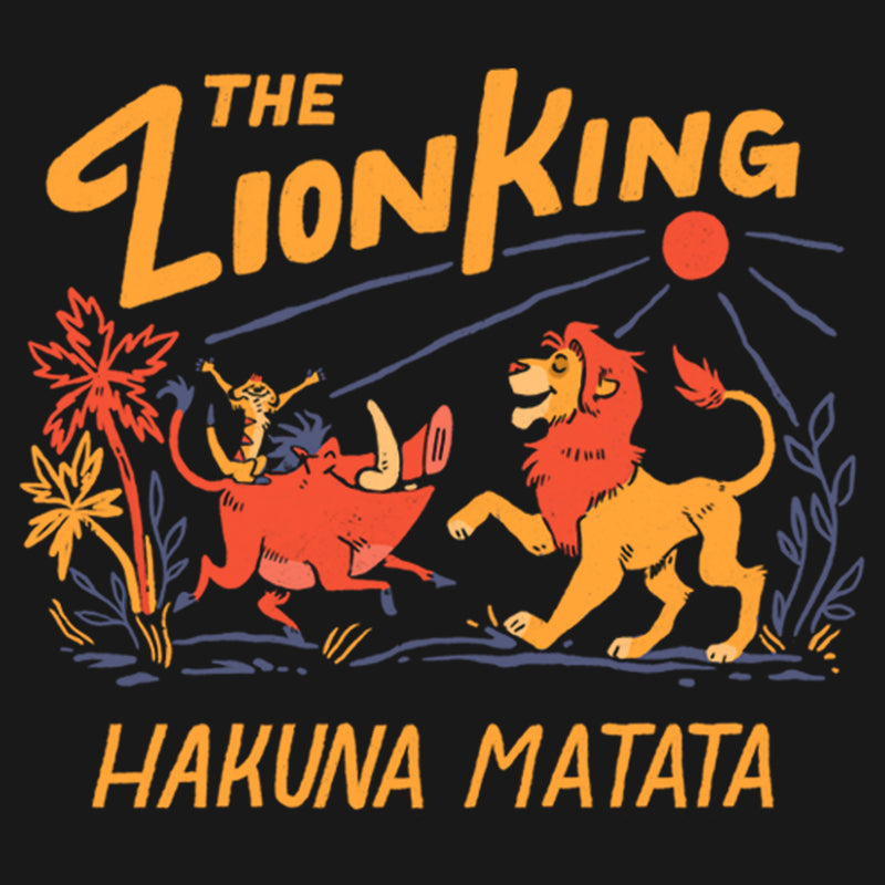 Girl's Lion King Retro Hakuna Matata Dance T-Shirt