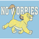 Boy's Lion King Simba No Worries Distressed T-Shirt