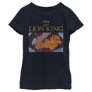 Girl's Lion King Simba and Rafiki Scene T-Shirt