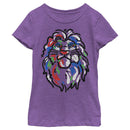 Girl's Lion King Simba Face Paint T-Shirt