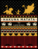 Boy's Lion King Ugly Christmas Hakuna Matata T-Shirt