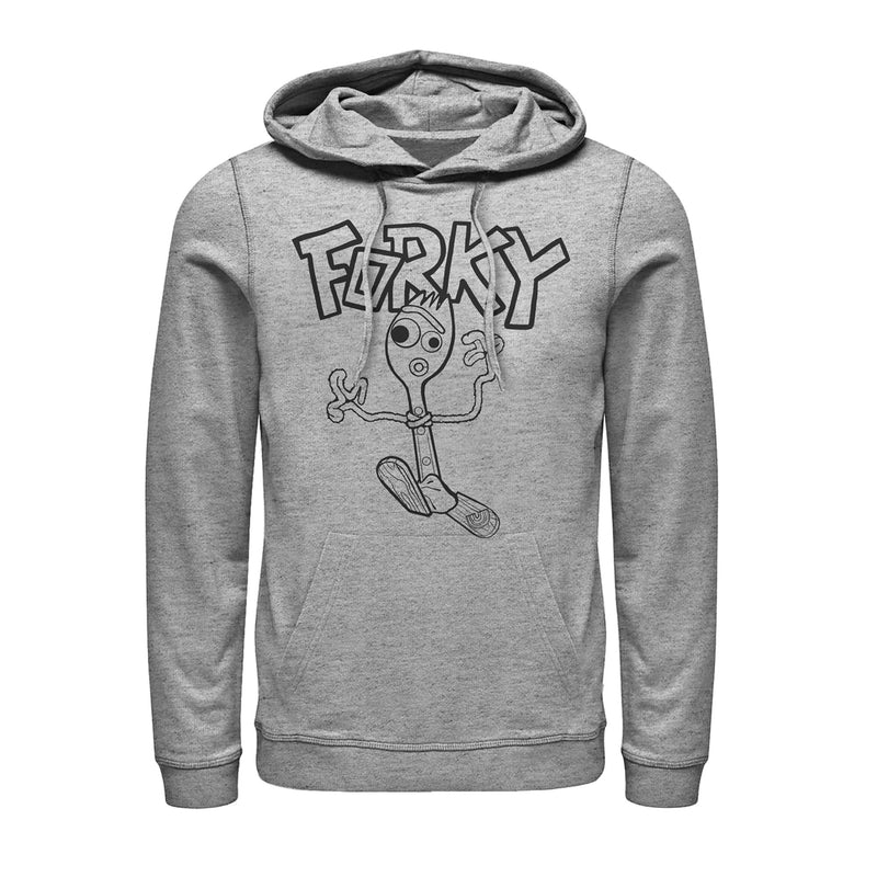 Men's Toy Story Running Forky Pull Over Hoodie