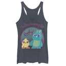 Women's Toy Story Ducky & Bunny Feelin' Happy Racerback Tank Top