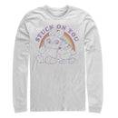 Men's Toy Story Ducky & Bunny Stuck on You Rainbow Long Sleeve Shirt