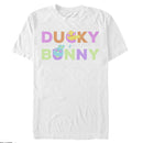 Men's Toy Story Ducky & Bunny Rainbow Text T-Shirt