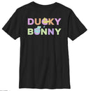 Boy's Toy Story Ducky & Bunny Rainbow Text T-Shirt