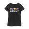 Girl's Toy Story Ducky & Bunny Rainbow Text T-Shirt