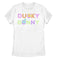 Women's Toy Story Ducky & Bunny Rainbow Text T-Shirt