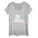 Women's Toy Story Ducky & Bunny Hugs Scoop Neck