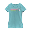 Girl's Toy Story Ducky & Bunny Fun Rainbow Race T-Shirt