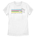 Women's Toy Story Ducky & Bunny Fun Rainbow Race T-Shirt