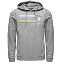 Men's Toy Story Ducky & Bunny Fun Rainbow Race Pull Over Hoodie