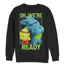 Men's Toy Story Ducky & Bunny Ready Pose Sweatshirt