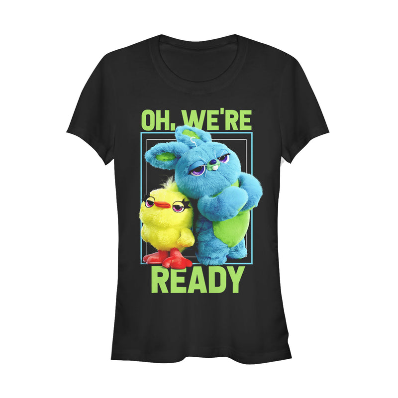 Junior's Toy Story Ducky & Bunny Ready Pose T-Shirt