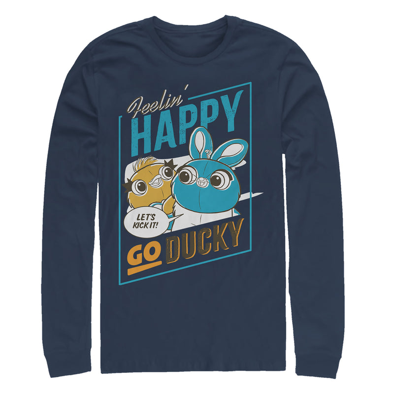 Men's Toy Story Happy Go Ducky & Bunny Long Sleeve Shirt