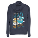 Junior's Toy Story Happy Go Ducky & Bunny Cowl Neck Sweatshirt