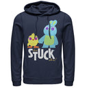 Men's Toy Story Ducky & Bunny Stuck With Us Pull Over Hoodie