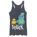 Women's Toy Story Ducky & Bunny Stuck With Us Racerback Tank Top