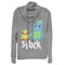 Junior's Toy Story Ducky & Bunny Stuck With Us Cowl Neck Sweatshirt