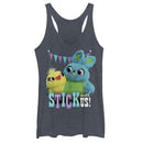 Women's Toy Story Ducky & Bunny Stick With Us BFFs Racerback Tank Top