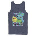 Men's Toy Story Ducky & Bunny Stick With Us BFFs Tank Top