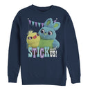 Men's Toy Story Ducky & Bunny Stick With Us BFFs Sweatshirt