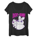 Women's Toy Story Ducky & Bunny Circle Portrait Scoop Neck