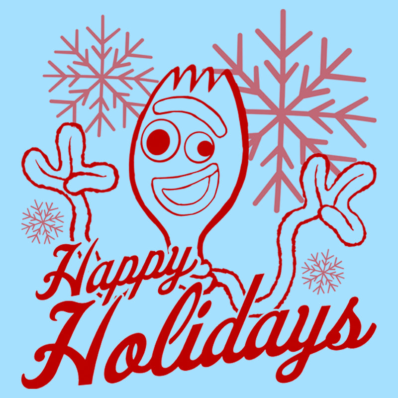 Men's Toy Story Forky Happy Holidays T-Shirt