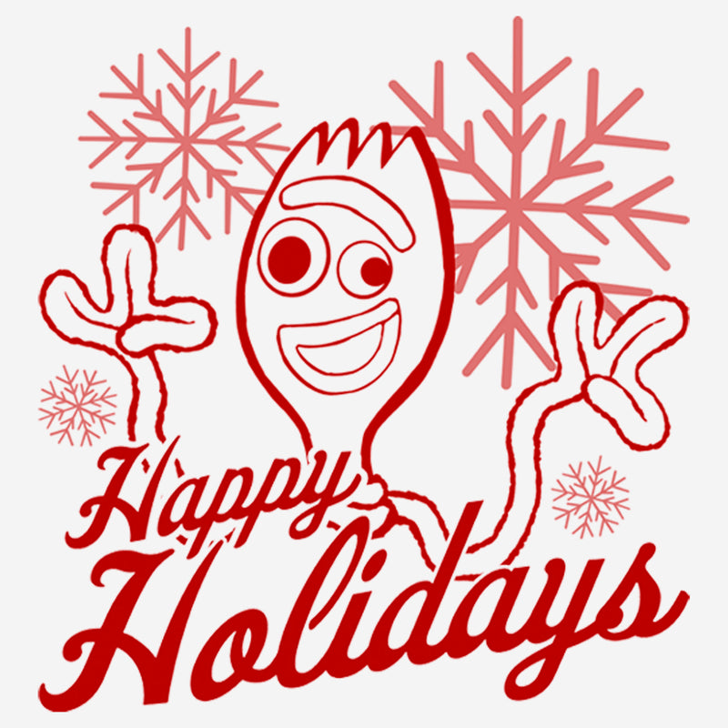 Women's Toy Story Forky Happy Holidays T-Shirt