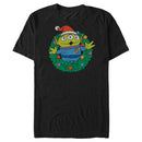 Men's Toy Story Alien Greetings Wreath T-Shirt