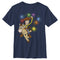 Boy's Toy Story Christmas Woody Light Lasso T-Shirt