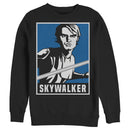 Men's Star Wars: The Clone Wars Luke Skywalker Poster Sweatshirt