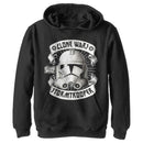 Boy's Star Wars: The Clone Wars Stormtrooper Portrait Pull Over Hoodie