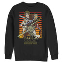 Men's Star Wars: The Clone Wars Jedi Group Shot Retro Line Sweatshirt