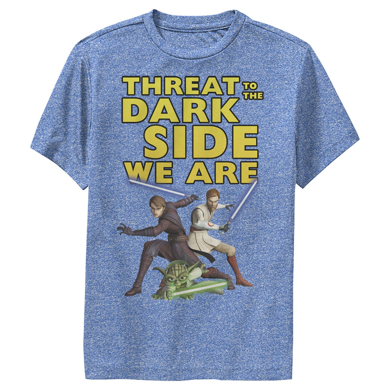 Boy's Star Wars: The Clone Wars Threat To The Dark Side We Are Performance Tee