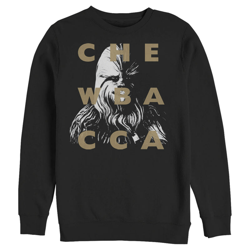 Men's Star Wars: The Clone Wars Chewbacca Text Overlay Sweatshirt